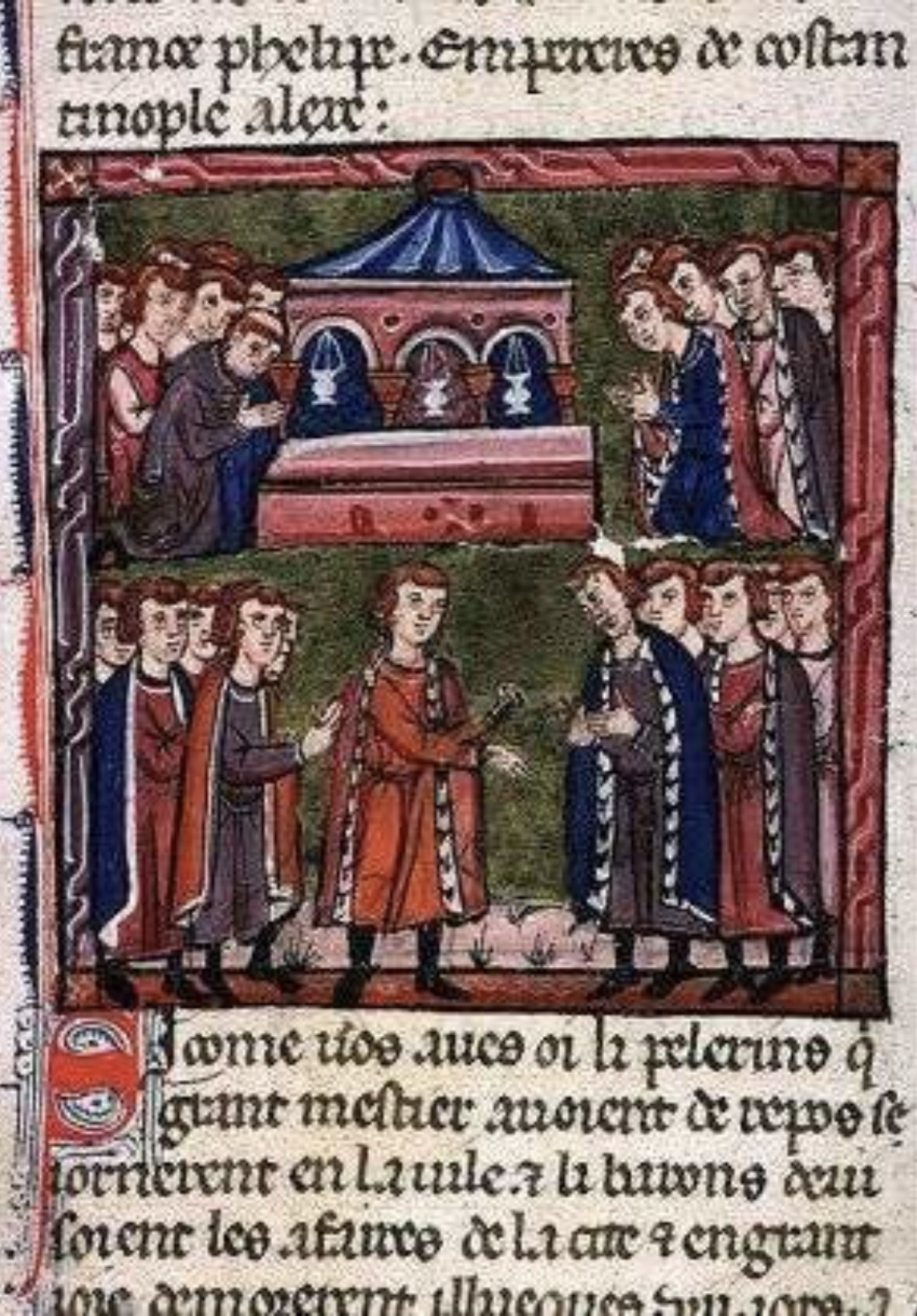 Idéal templier – enluminure