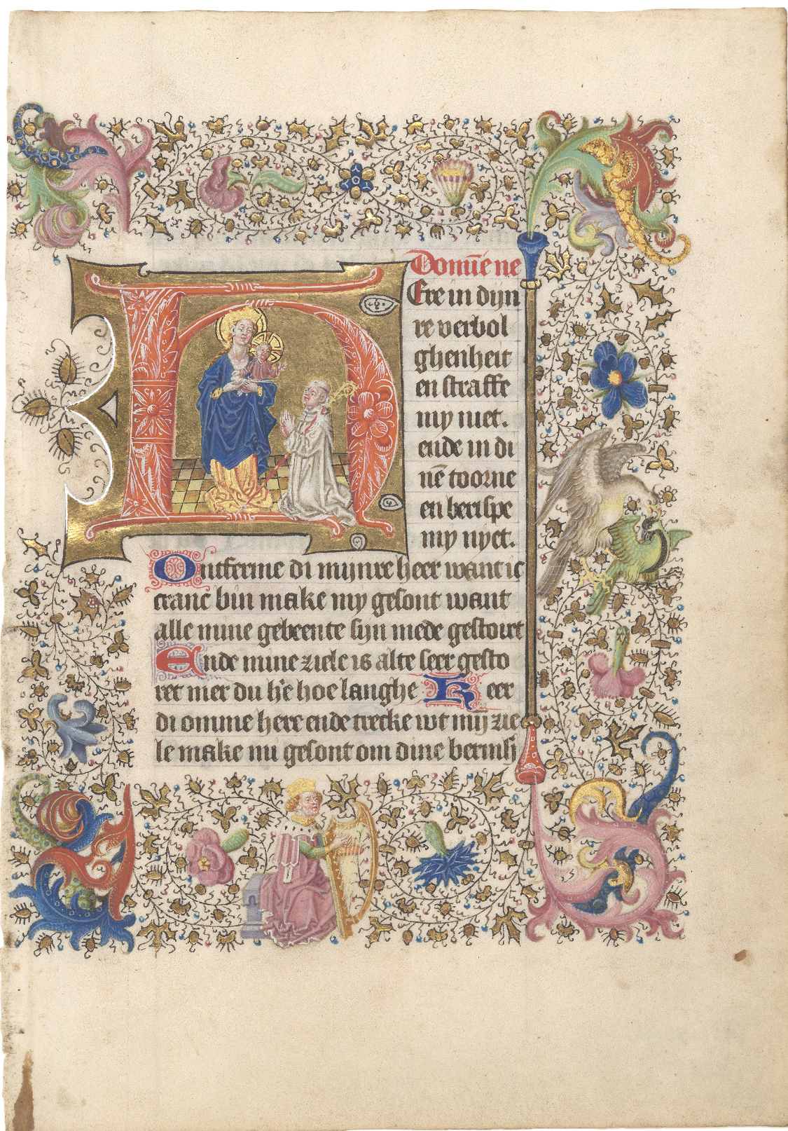 Manuscrit enluminé médiéval