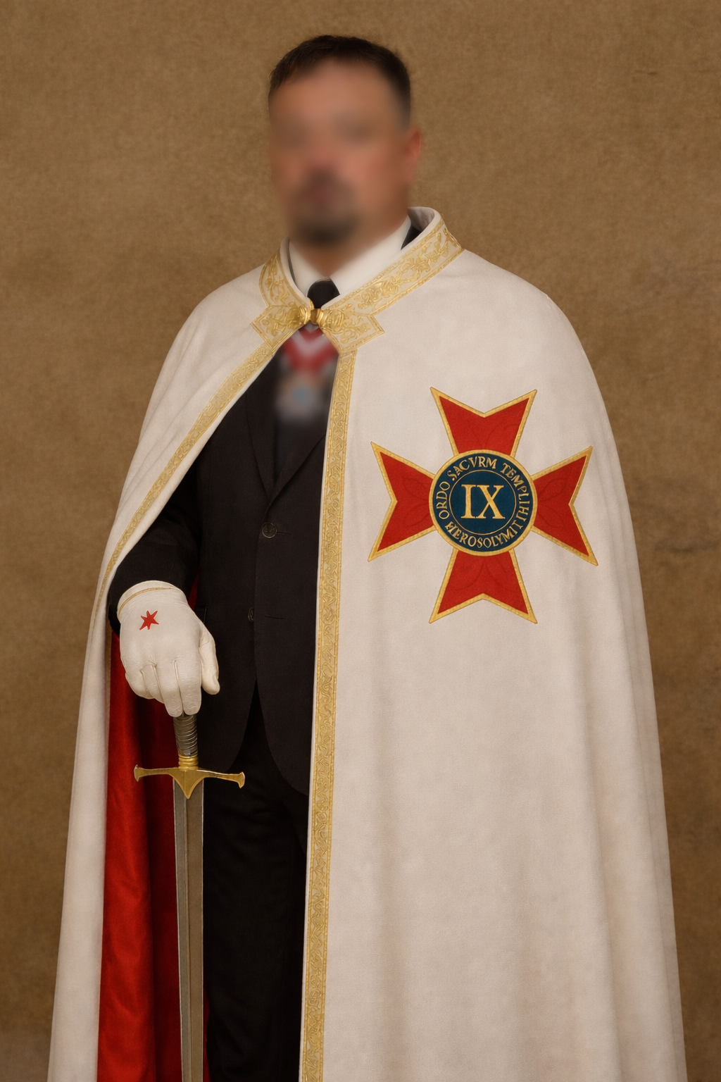 Manteau de représentation O.S.D.9.T.D.J. — modèle 4