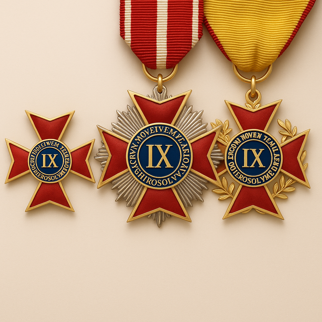 Médaille O.S.D.9.T.D.J. — modèle 1